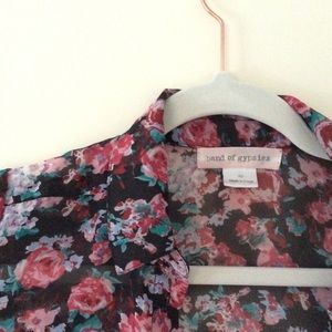 Sheer floral top